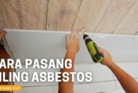 Cover Cara Pasang Siling Asbestos