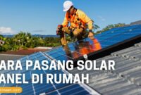 Cover Cara Pasang Solar Panel di Rumah